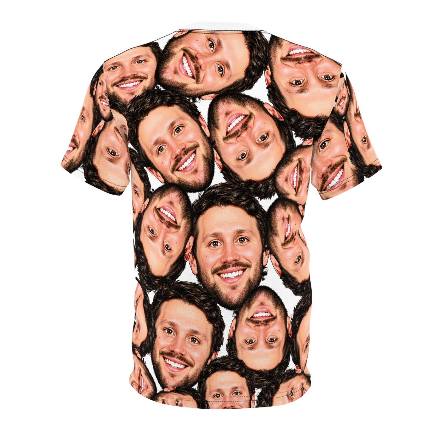 Buffalo Football Face Collage T-Shirt