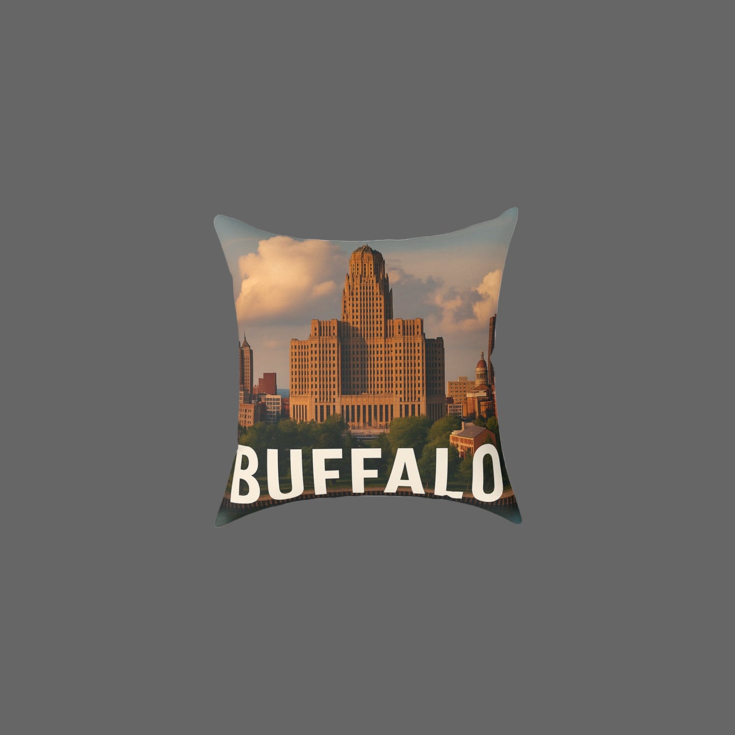 Canvas Pillow Buffalo NY Design