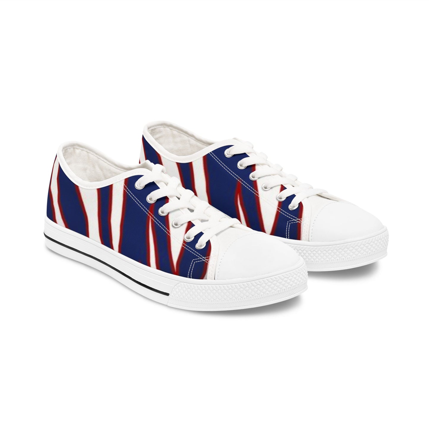 Women's Sneakers - Buffalo Football Zubaz Design
