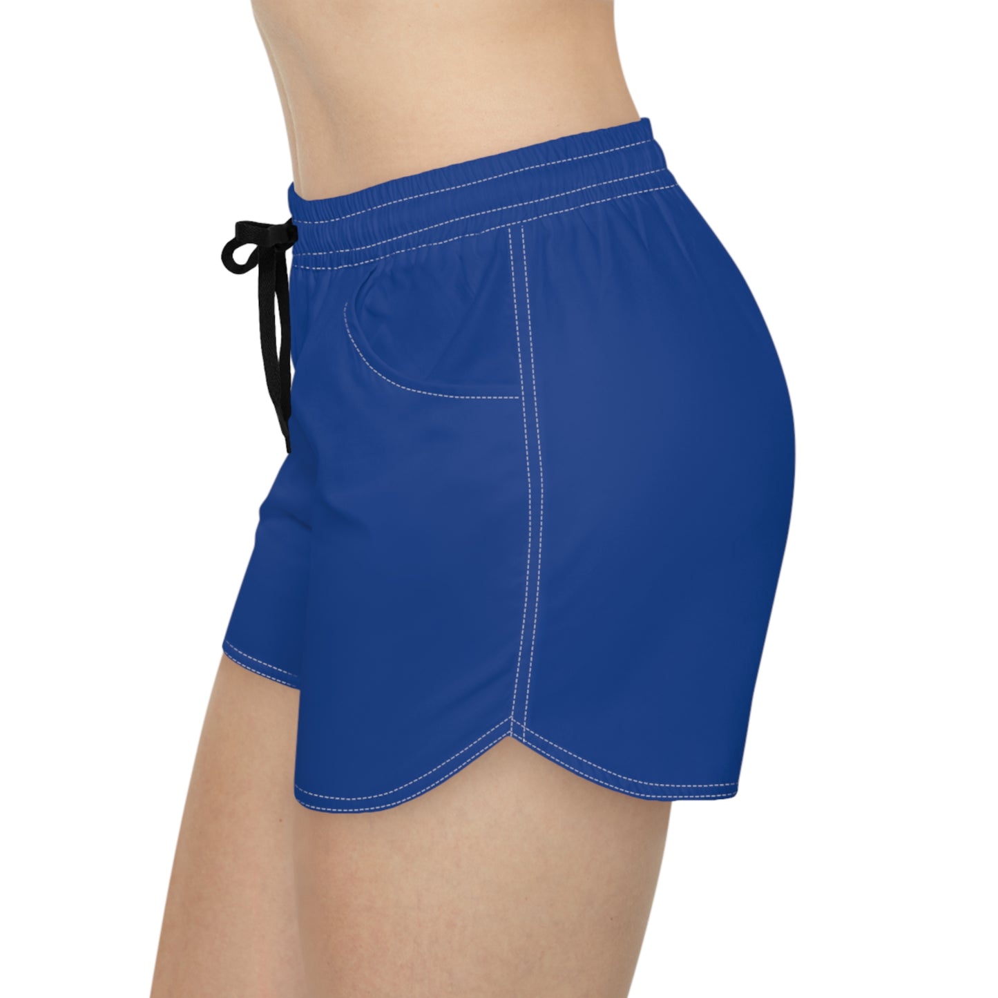 BUF Monogram Women's Casual Shorts – Blue Athletic Lounge Shorts