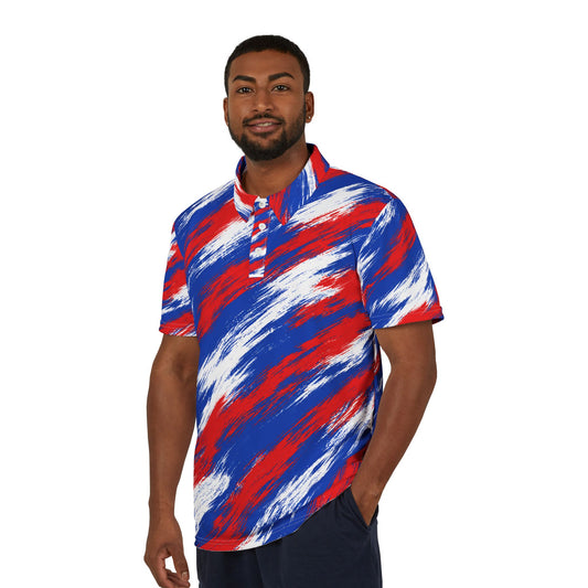 Buffalo Football Red White & Blue Polo Shirt – 716 Gameday Apparel