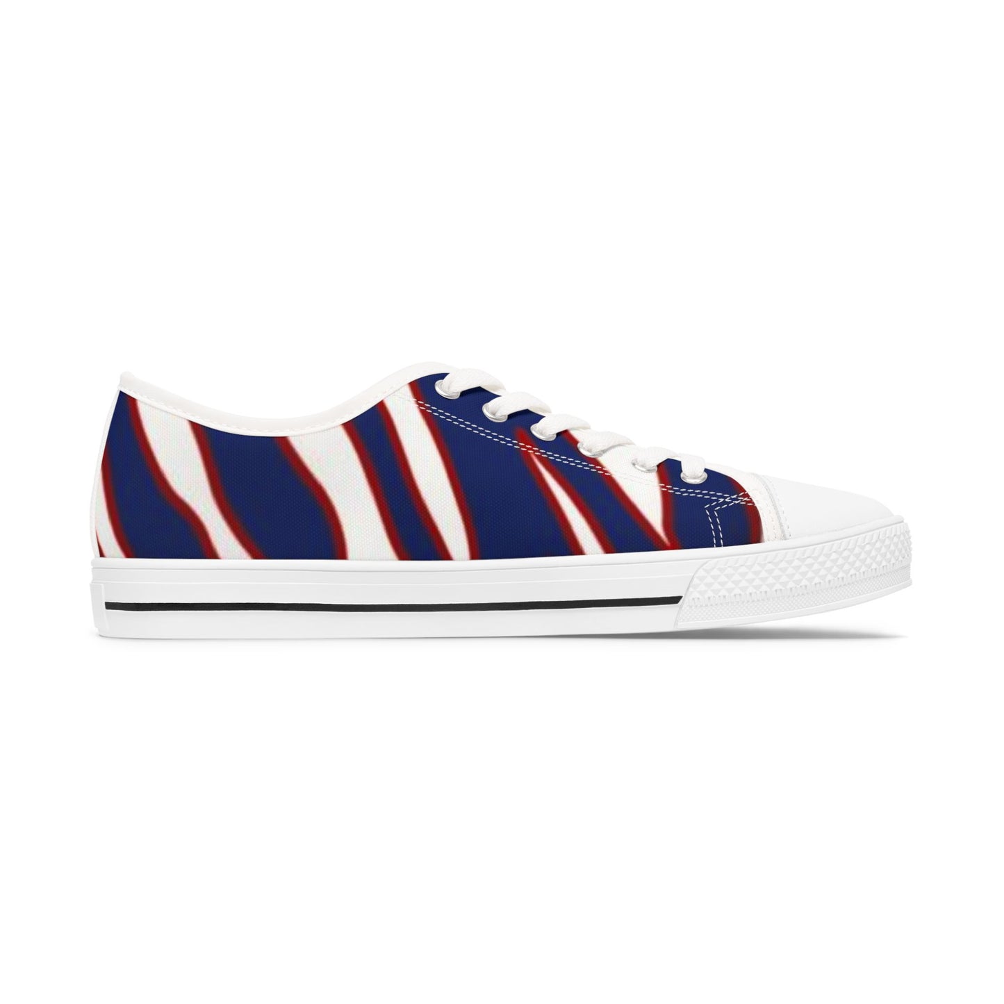 Women's Sneakers - Buffalo Football Zubaz Design