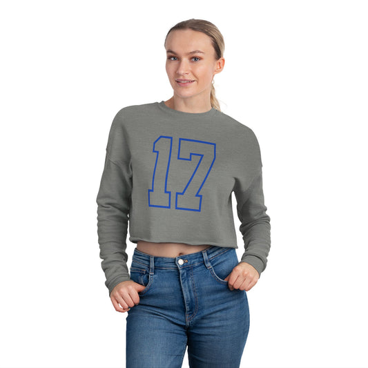 Buffalo Football Number 17 Cropped Sweatshirt