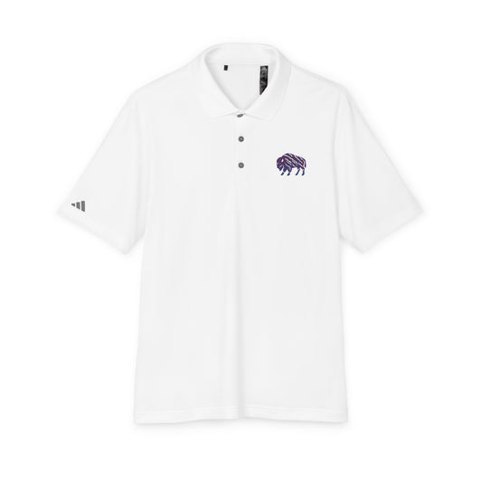 Golf Polo Shirt - Standing Buffalo Addidas Design
