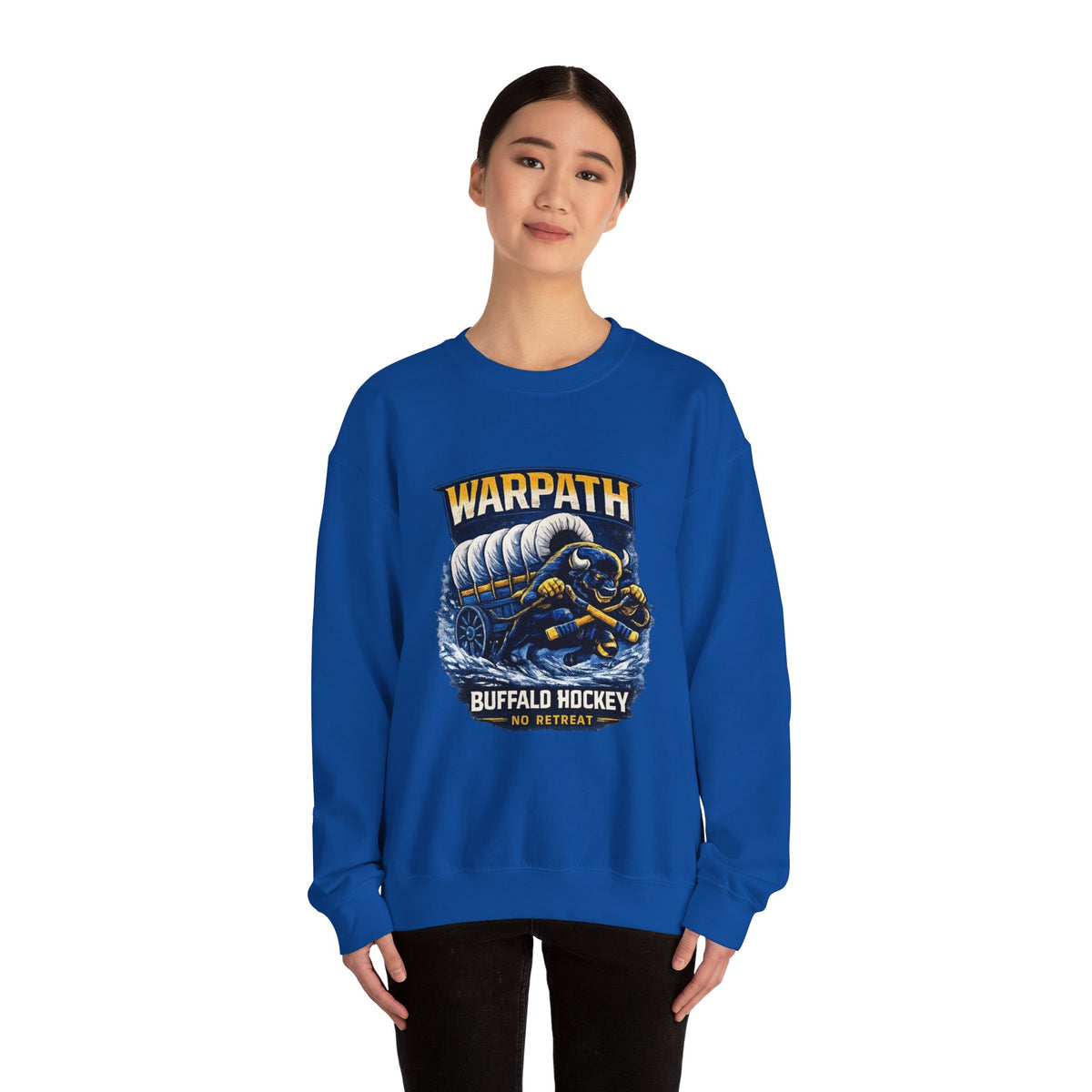 BUFFALO HOCKEY WARPATH WEAR - BLUE AND GOLD