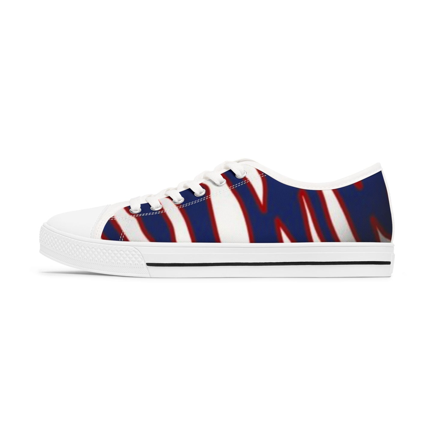 Women's Sneakers - Buffalo Football Zubaz Design