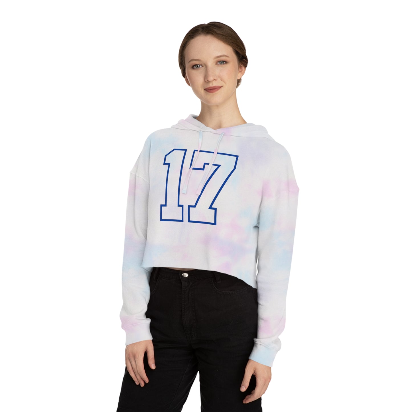 Buffalo Football 17 Cropped Hoodie