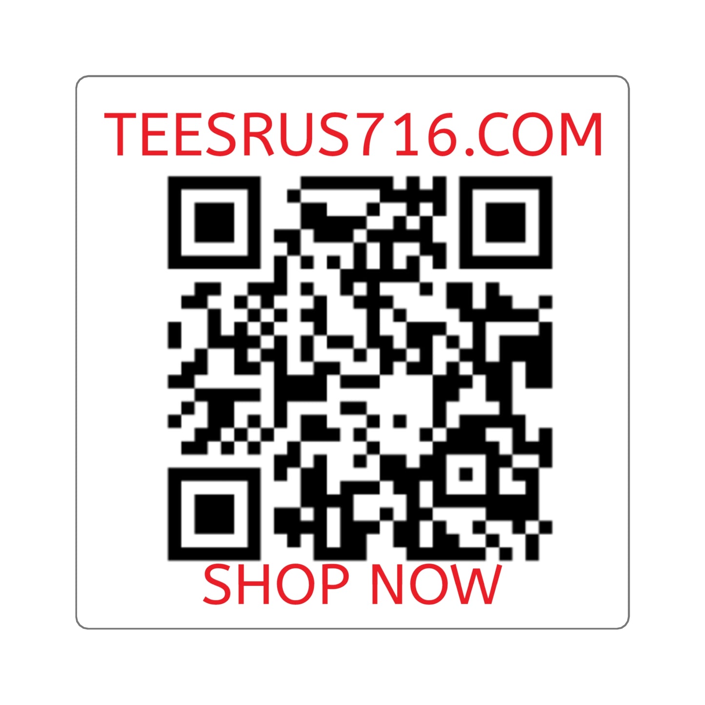 QR Code Square Stickers, Product Promotion Stickers, Custom Stickers, Skater Stickers, Unique Branding Stickers