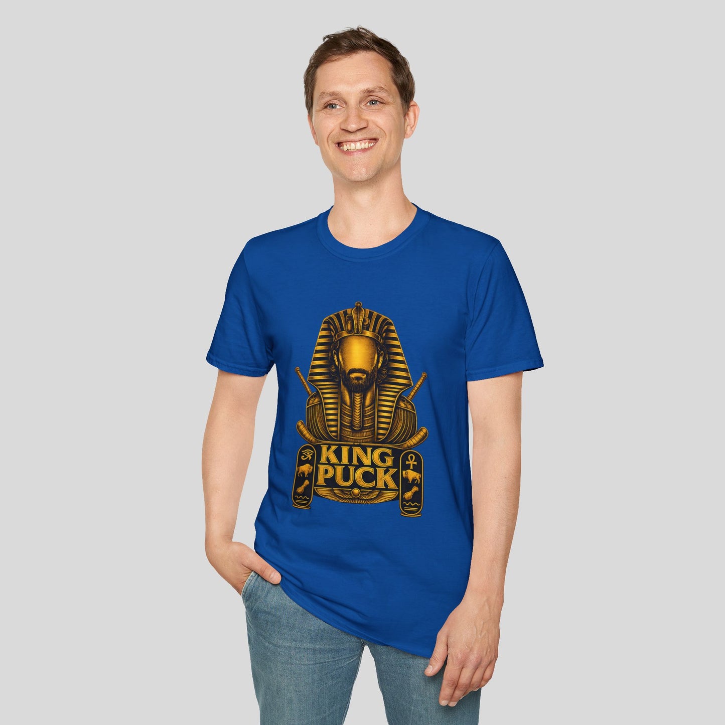 Buffalo Hockey T-Shirt – King Puck Pharaoh Graphic Tee | 716 Apparel