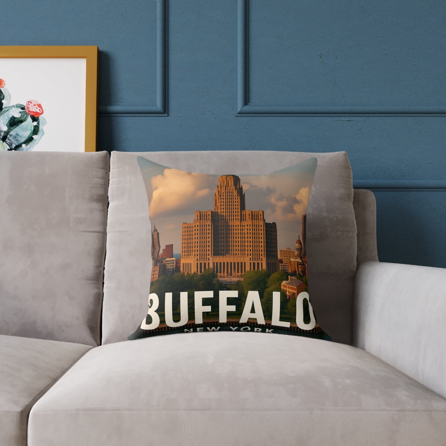 Canvas Pillow Buffalo NY Design