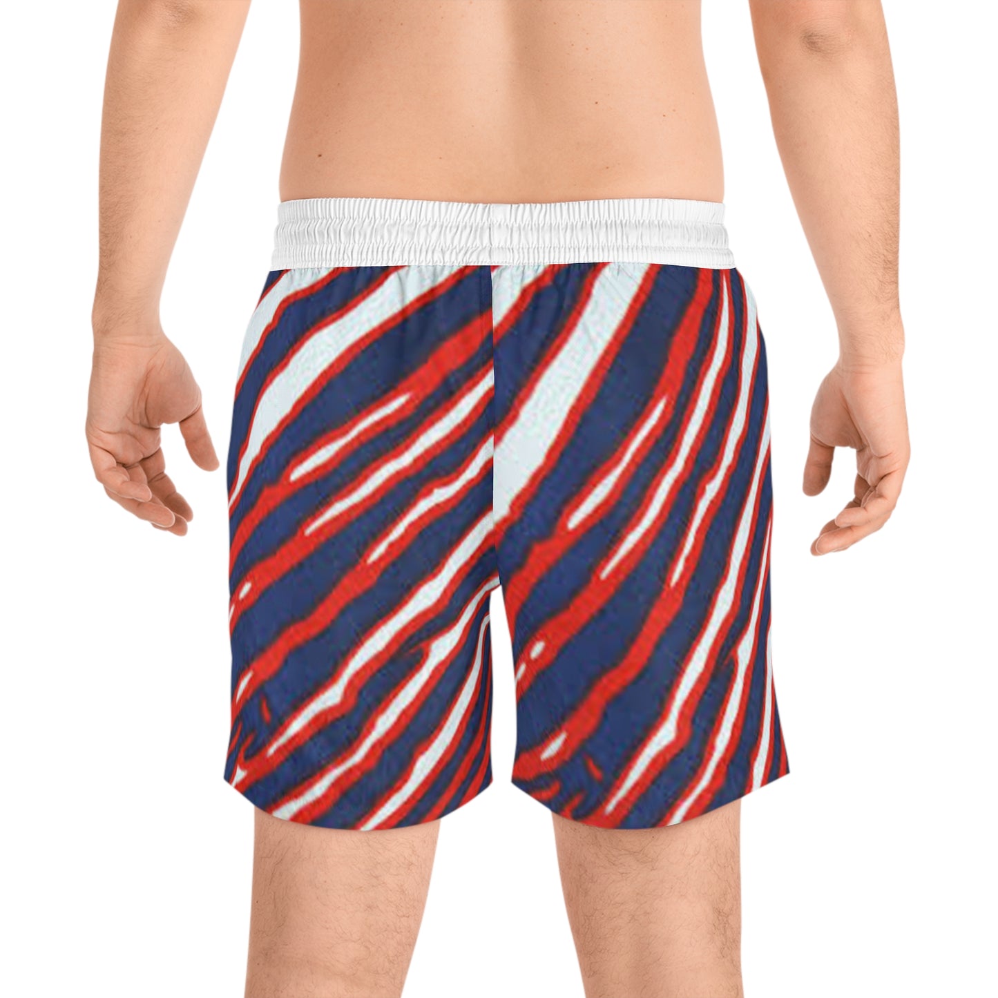 Swim Shorts - Buffalo Football Zubaz Design