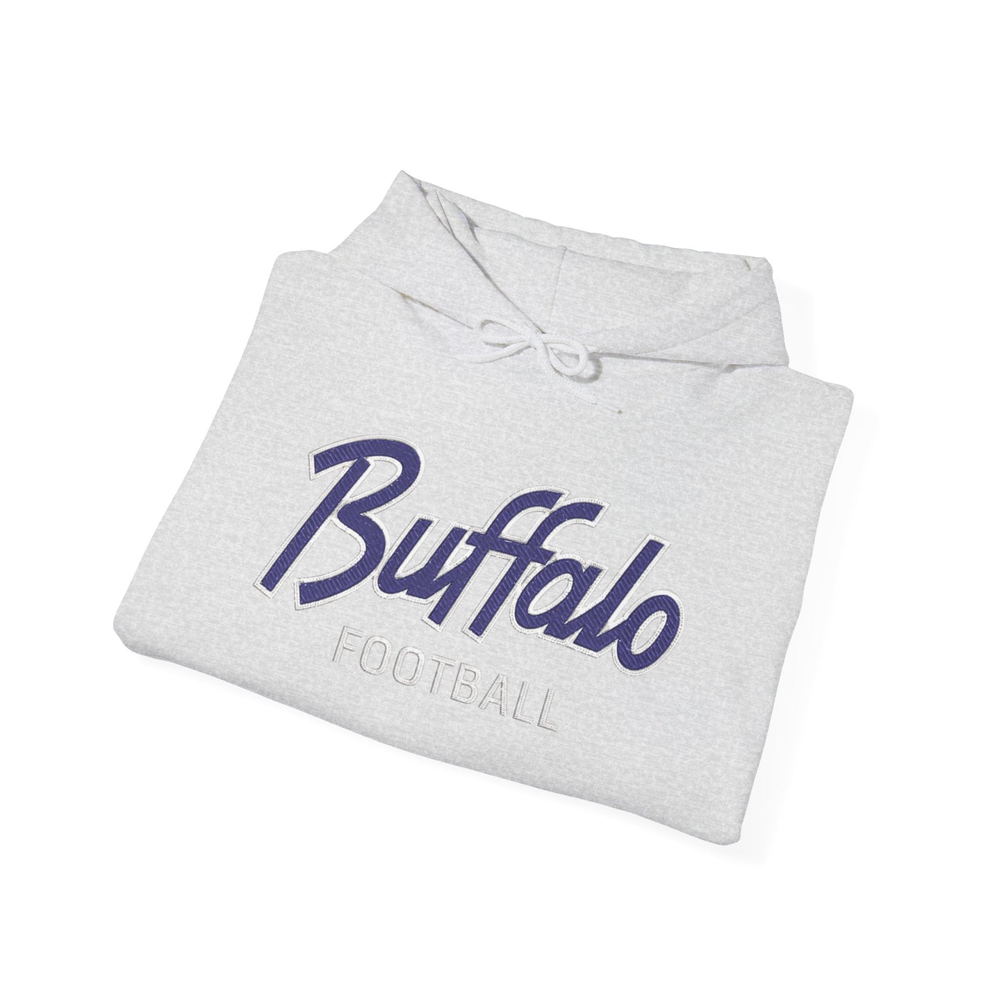 Buffalo Football Nickel City Hoodie | Vintage Embroidered Buffalo Football Hooded Sweatshirt
