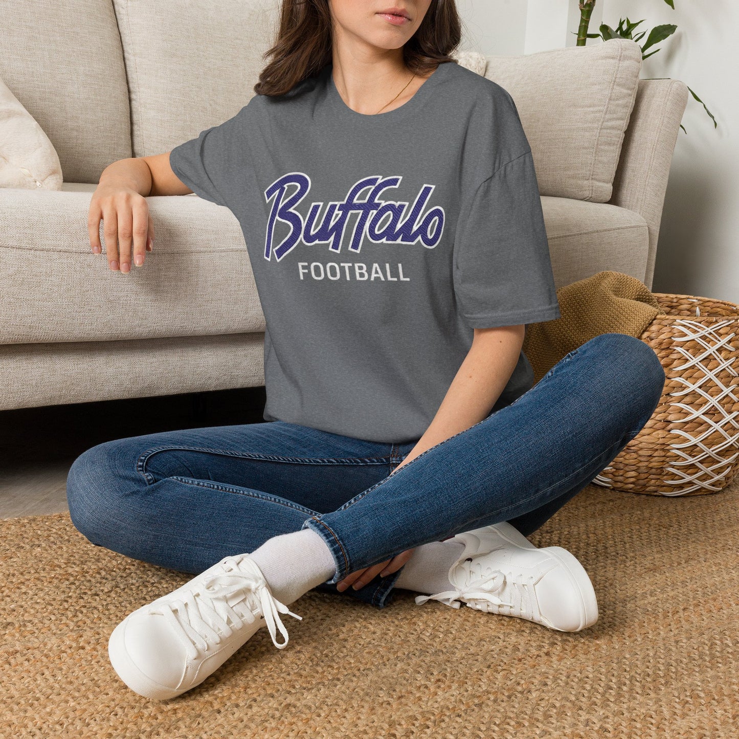 Buffalo Football Nickel City T-Shirt | Vintage Buffalo Football Graphic Tee