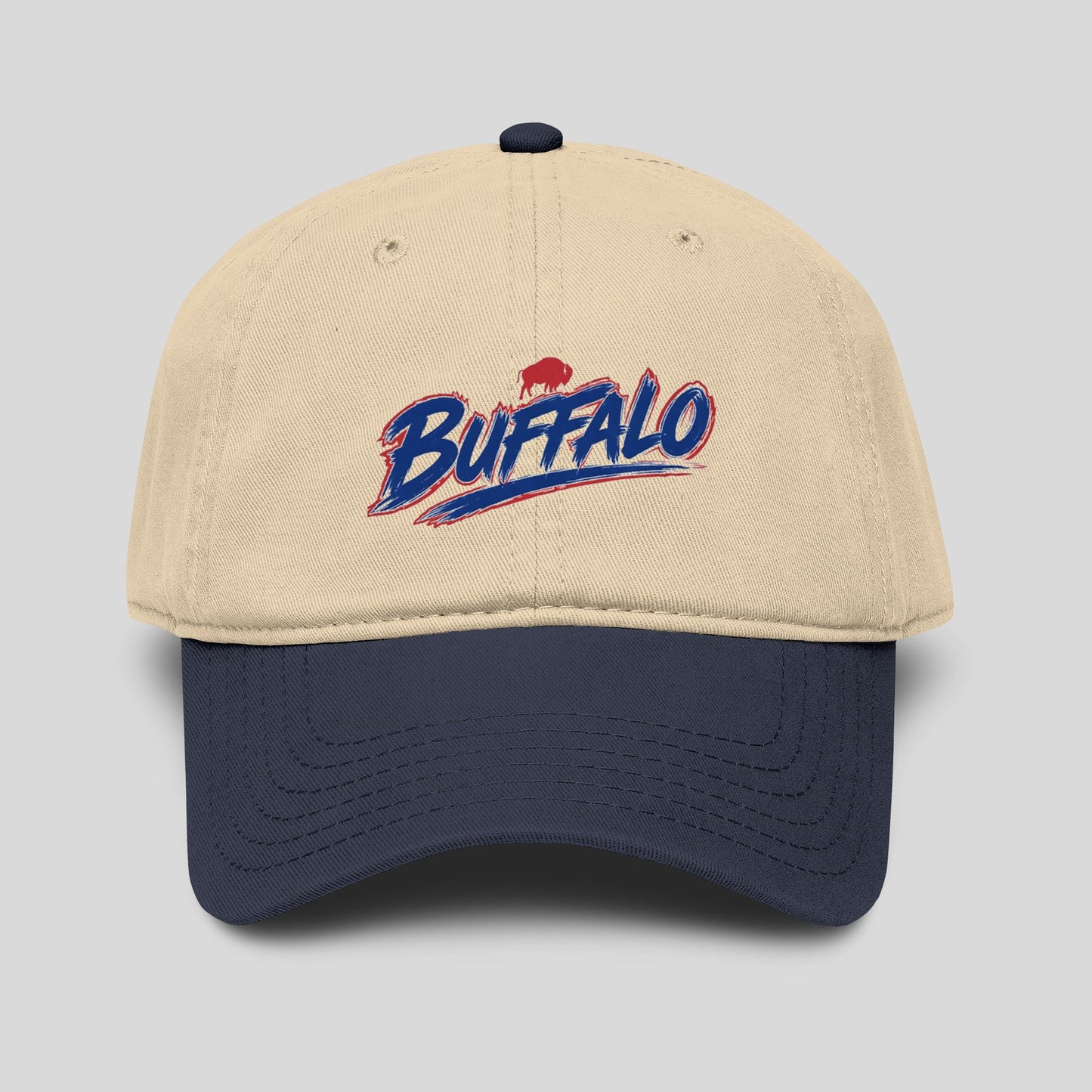 Buffalo Script Washed Baseball Cap