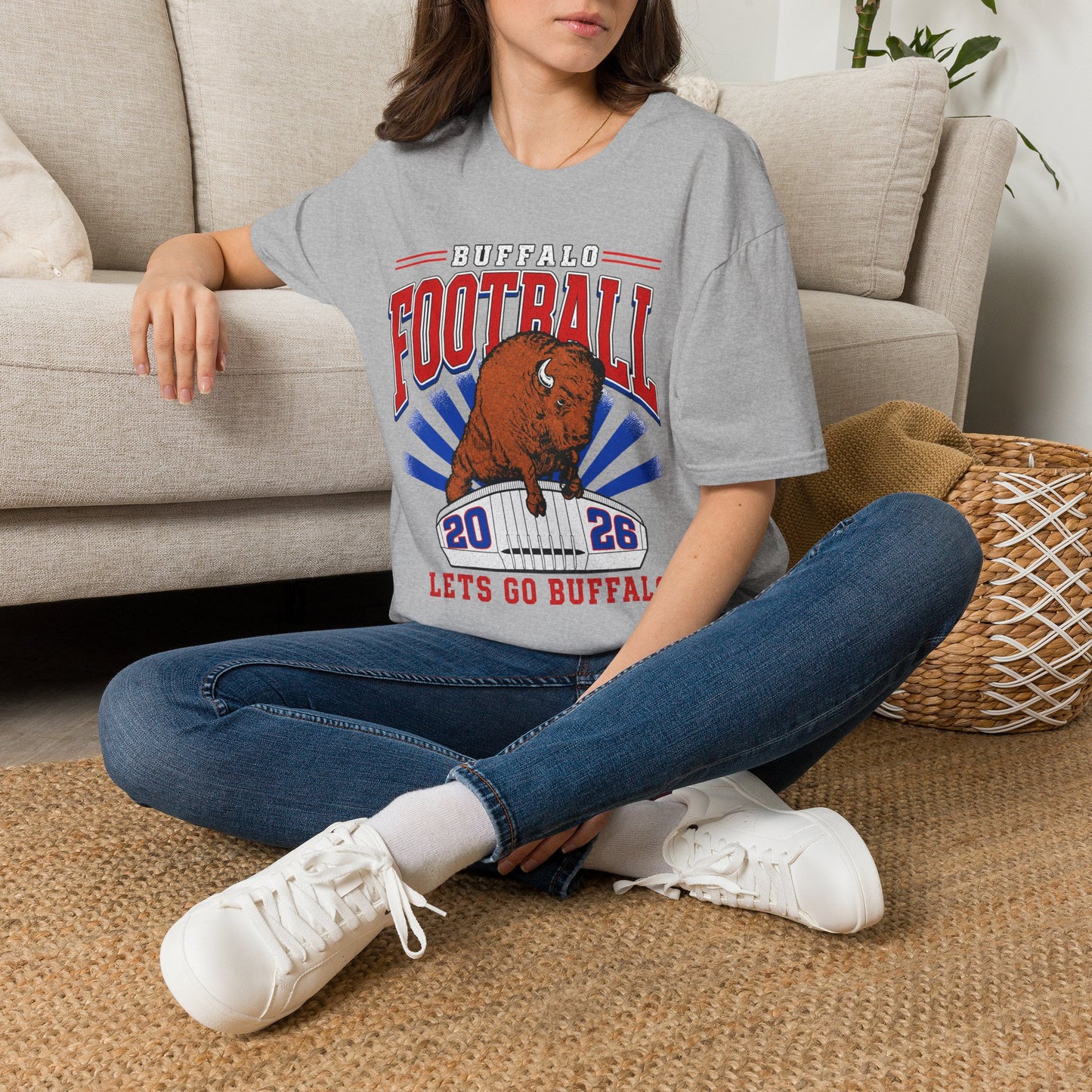 Buffalo Football Shirt | Vintage Buffalo Football T-Shirt | Buffalo Football Apparel