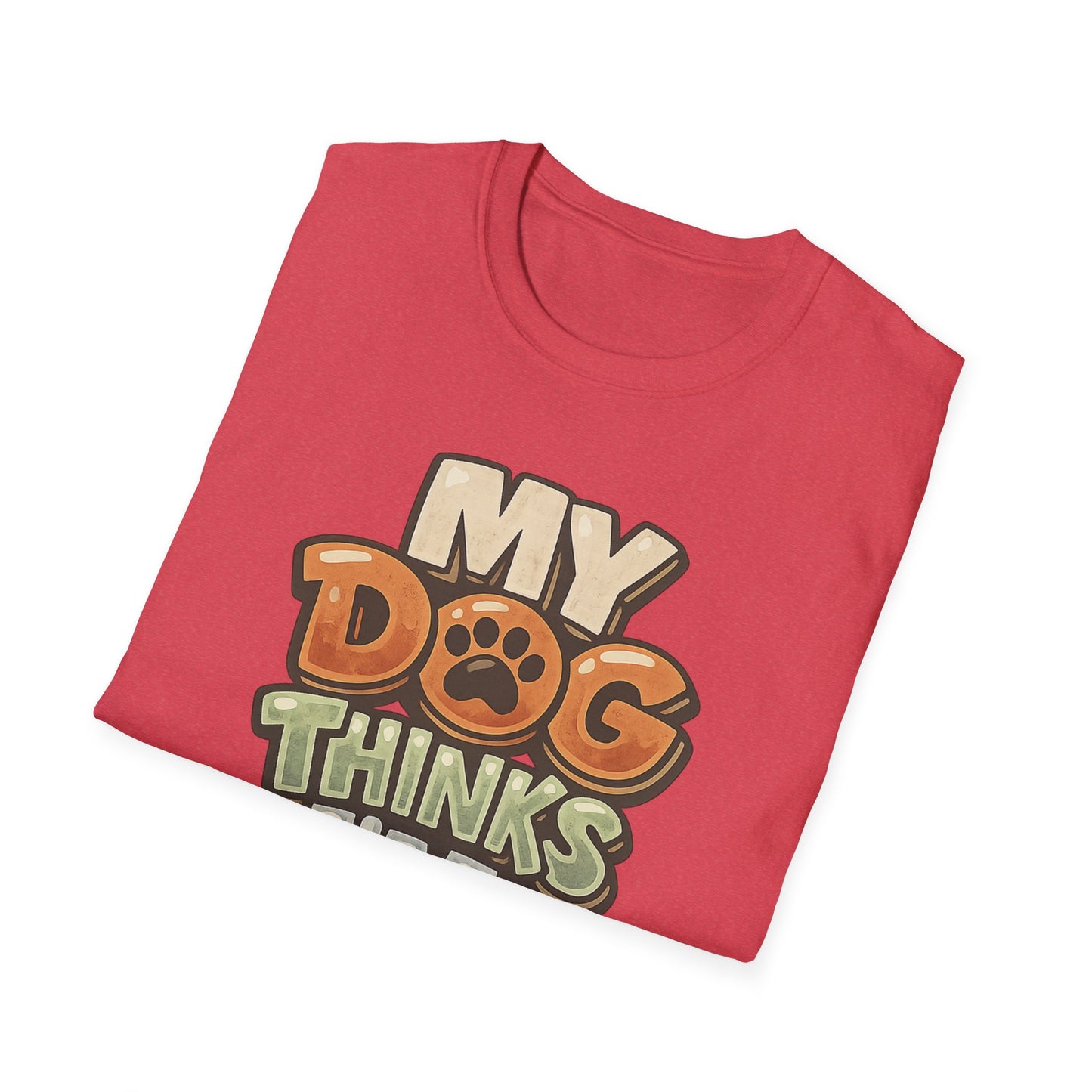 My Dog Thinks I’m Cool Shirt – Retro Dog Lover Graphic Tee | TeesRus716