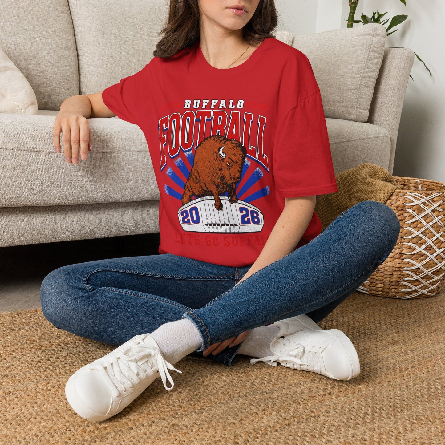 Buffalo Football Shirt | Vintage Buffalo Football T-Shirt | Buffalo Football Apparel