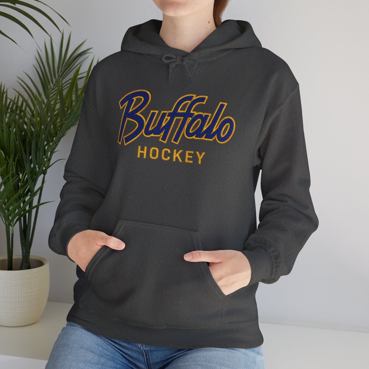 Buffalo Hockey Hoodie | Vintage Buffalo Hockey Sweatshirt | Buffalo Hockey Apparel | Buffalo NY Hoodie