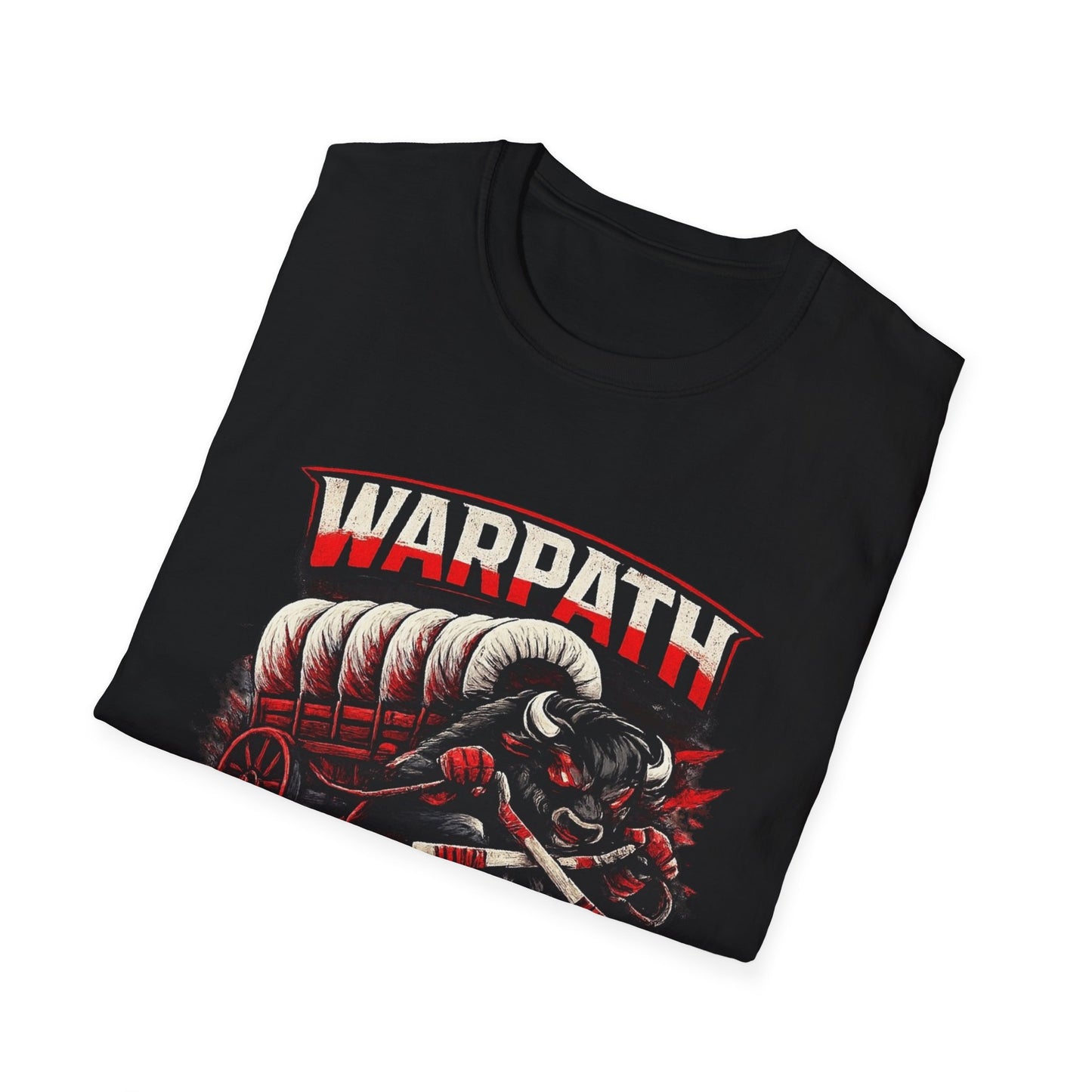 Buffalo Hockey Warpath Tee — Black & Red Fan T-Shirt