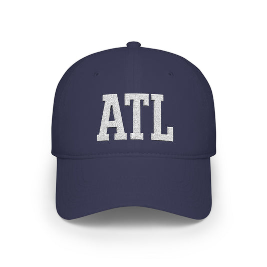 ATL Retro Baseball Hat – Atlanta Low Profile Dad Cap | Teesrus716