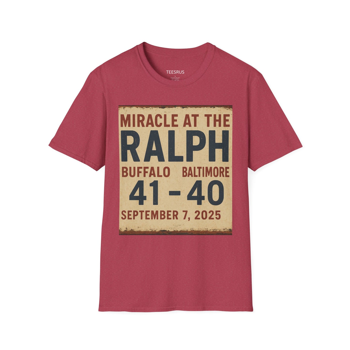 Football T-Shirt - Miracle at the Ralph Buffalo Football Shirt