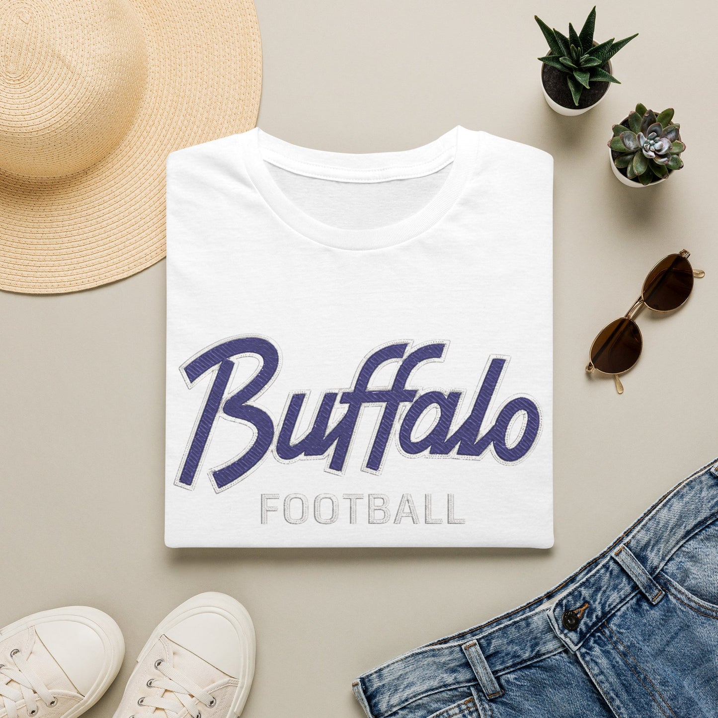 Buffalo Football Nickel City T-Shirt | Vintage Buffalo Football Graphic Tee
