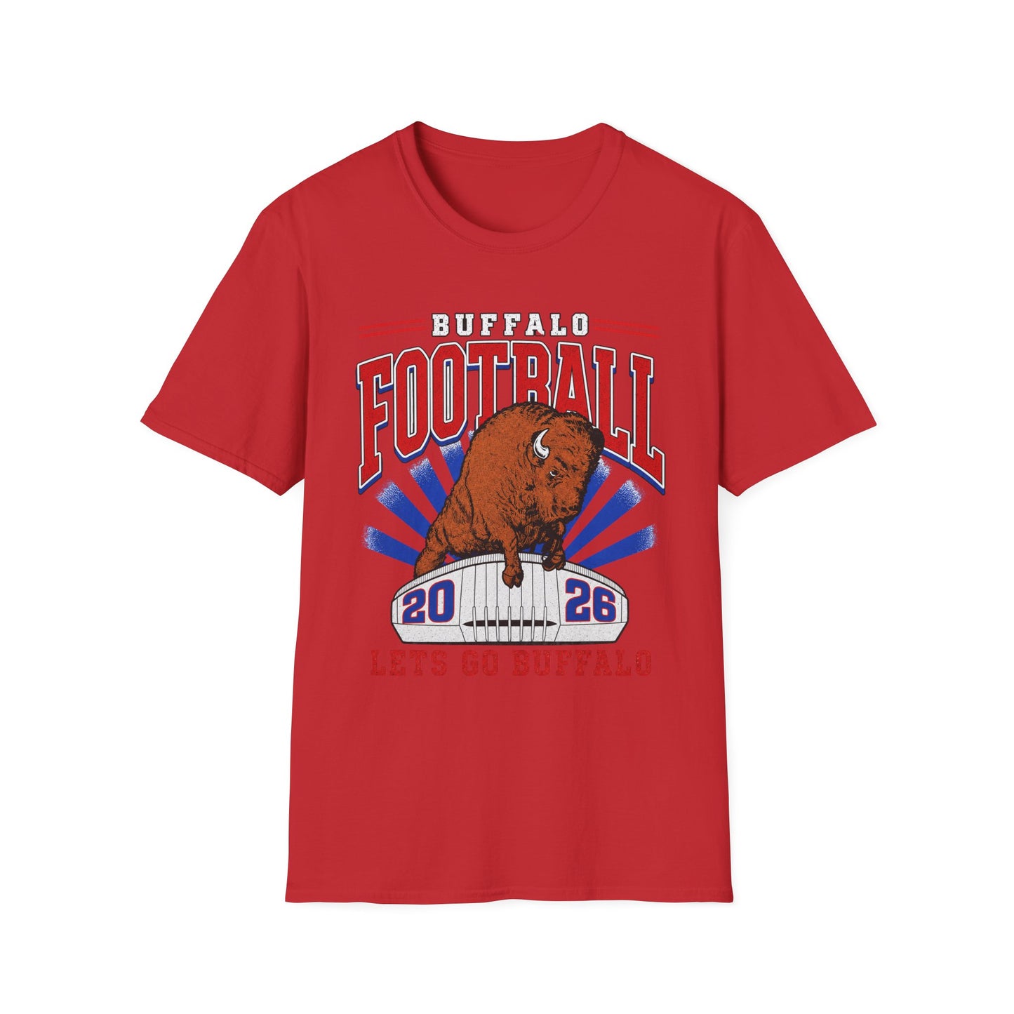 Buffalo Football Shirt | Vintage Buffalo Football T-Shirt | Buffalo Football Apparel