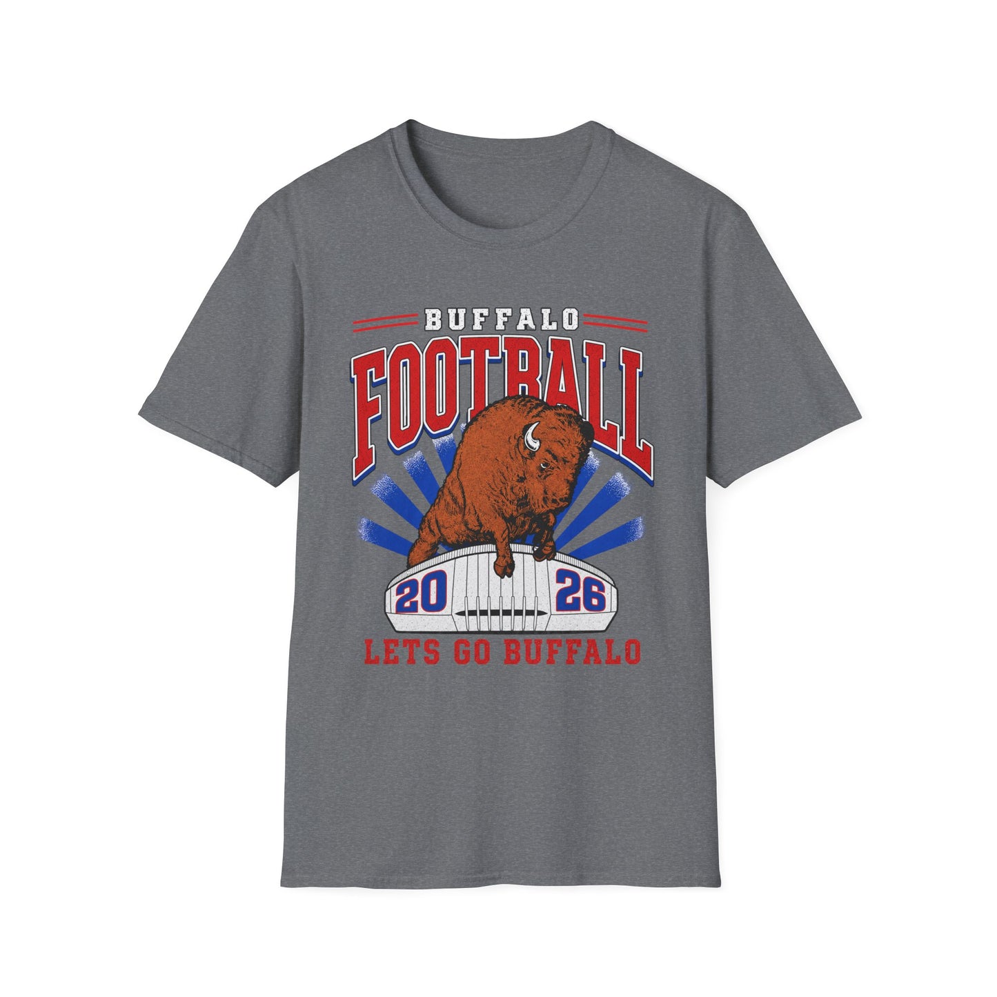 Buffalo Football Shirt | Vintage Buffalo Football T-Shirt | Buffalo Football Apparel
