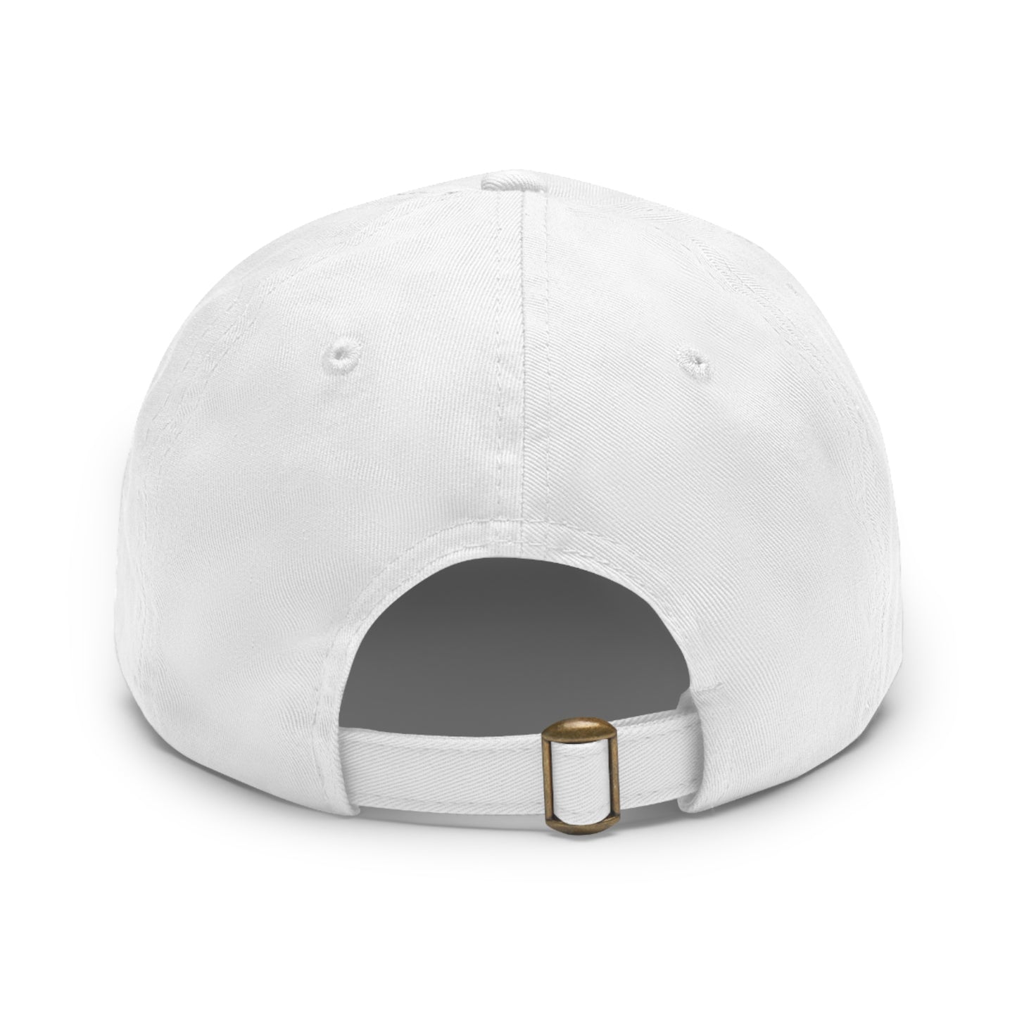 Vintage Pin-Up Leather Patch Dad Hat — Retro Pinup Girl Embroidered Cap