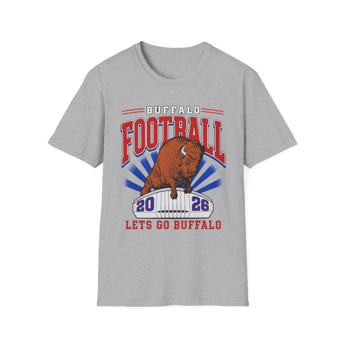 Buffalo Football Shirt | Vintage Buffalo Football T-Shirt | Buffalo Football Apparel