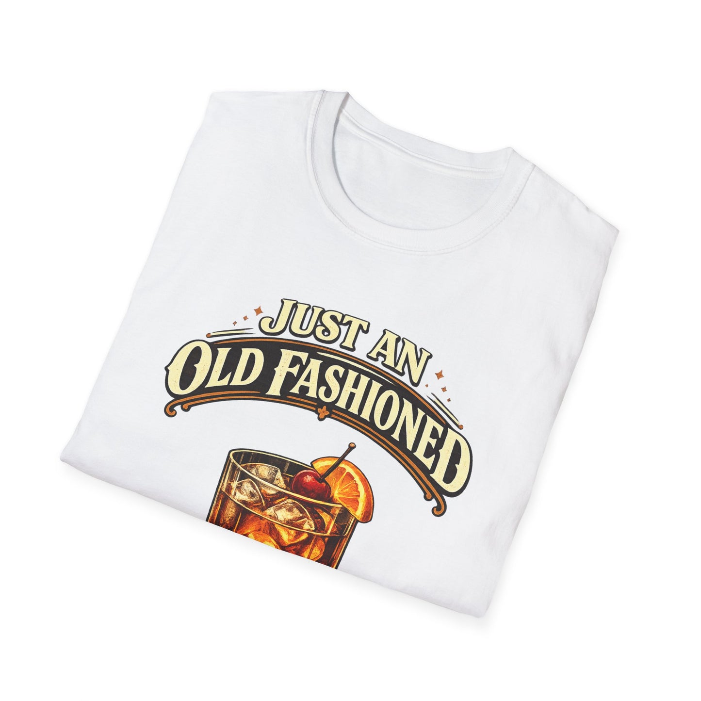 Old Fashioned Kinda Guy T-Shirt — Vintage Cocktail Whiskey Tee