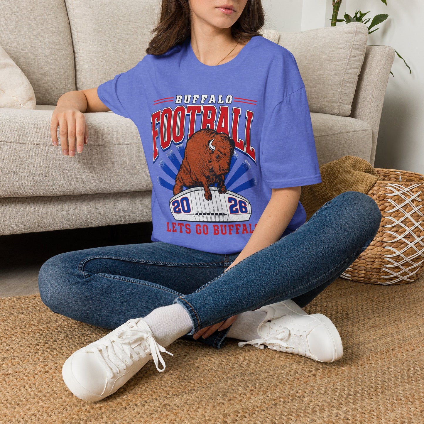 Buffalo Football Shirt | Vintage Buffalo Football T-Shirt | Buffalo Football Apparel