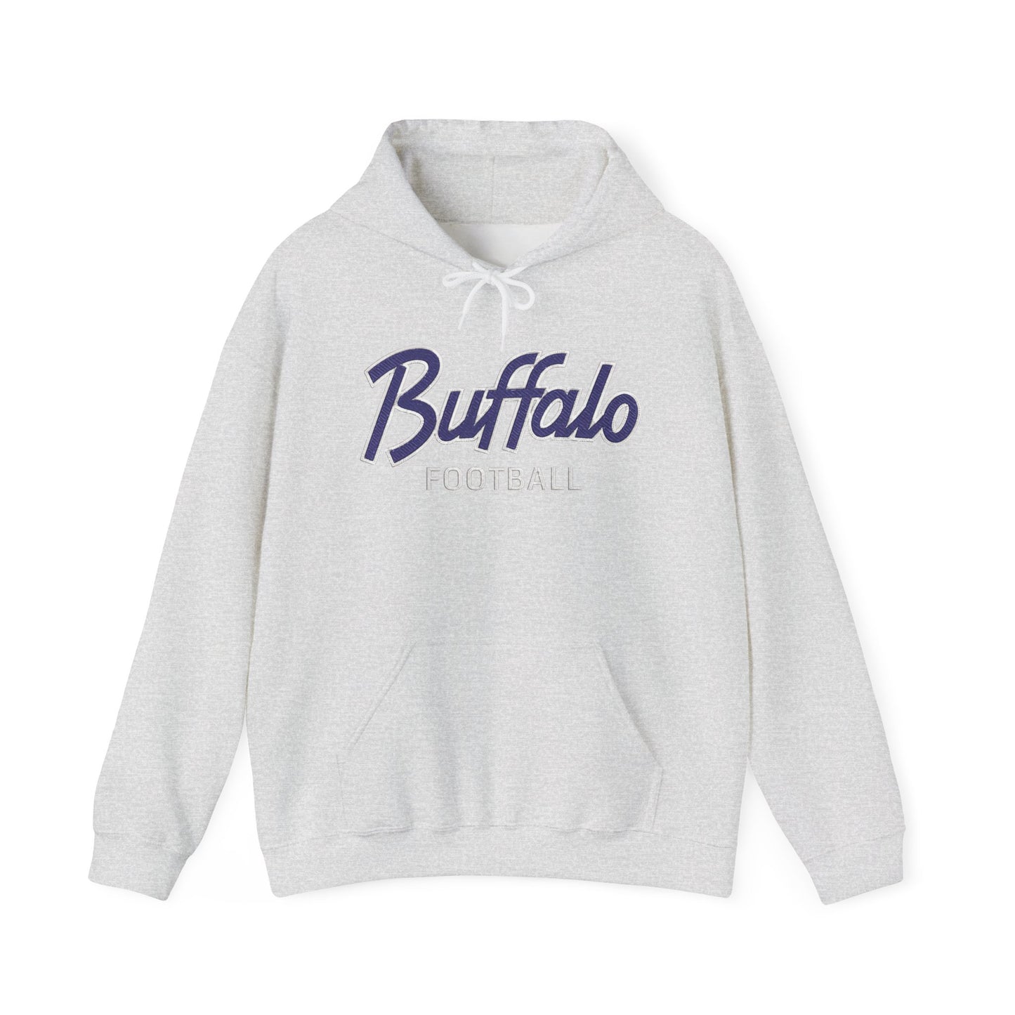Buffalo Football Nickel City Hoodie | Vintage Embroidered Buffalo Football Hooded Sweatshirt