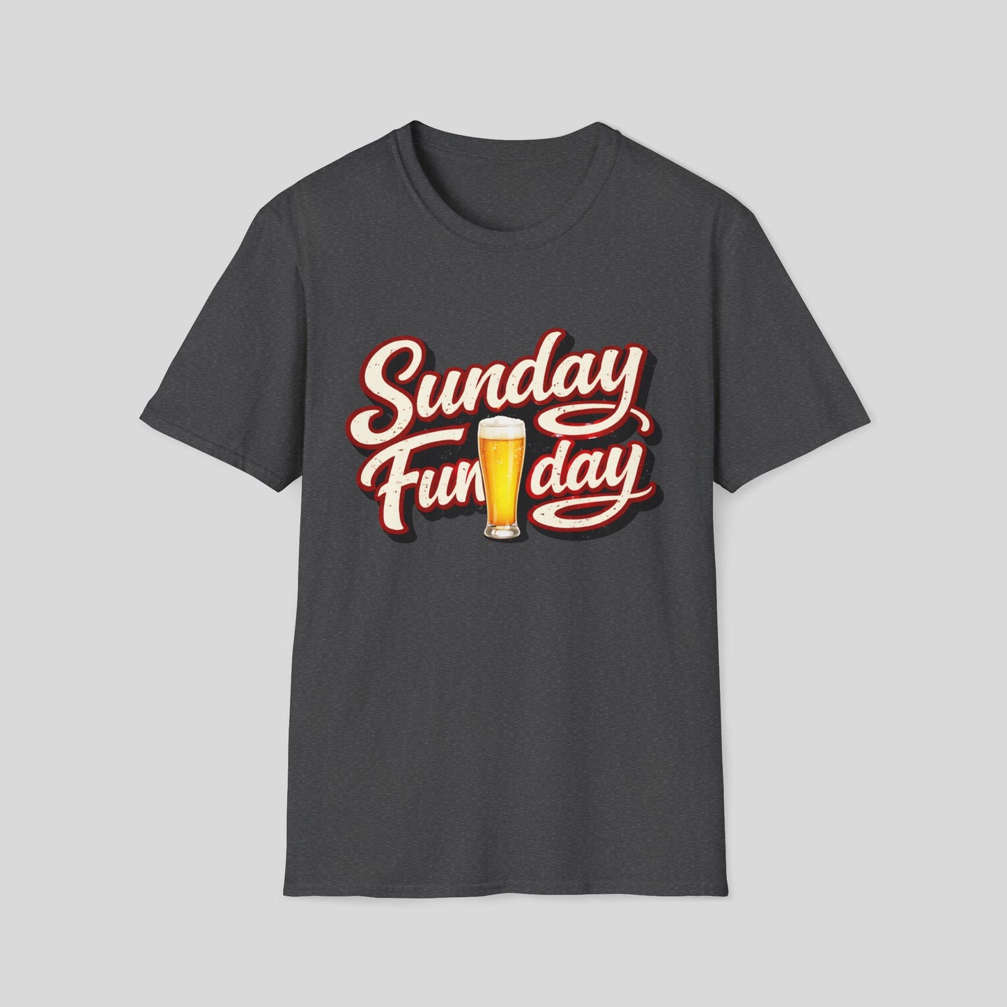 Sunday Funday T-Shirt – Retro Beer Graphic Tee for Brunch & Weekend Fun