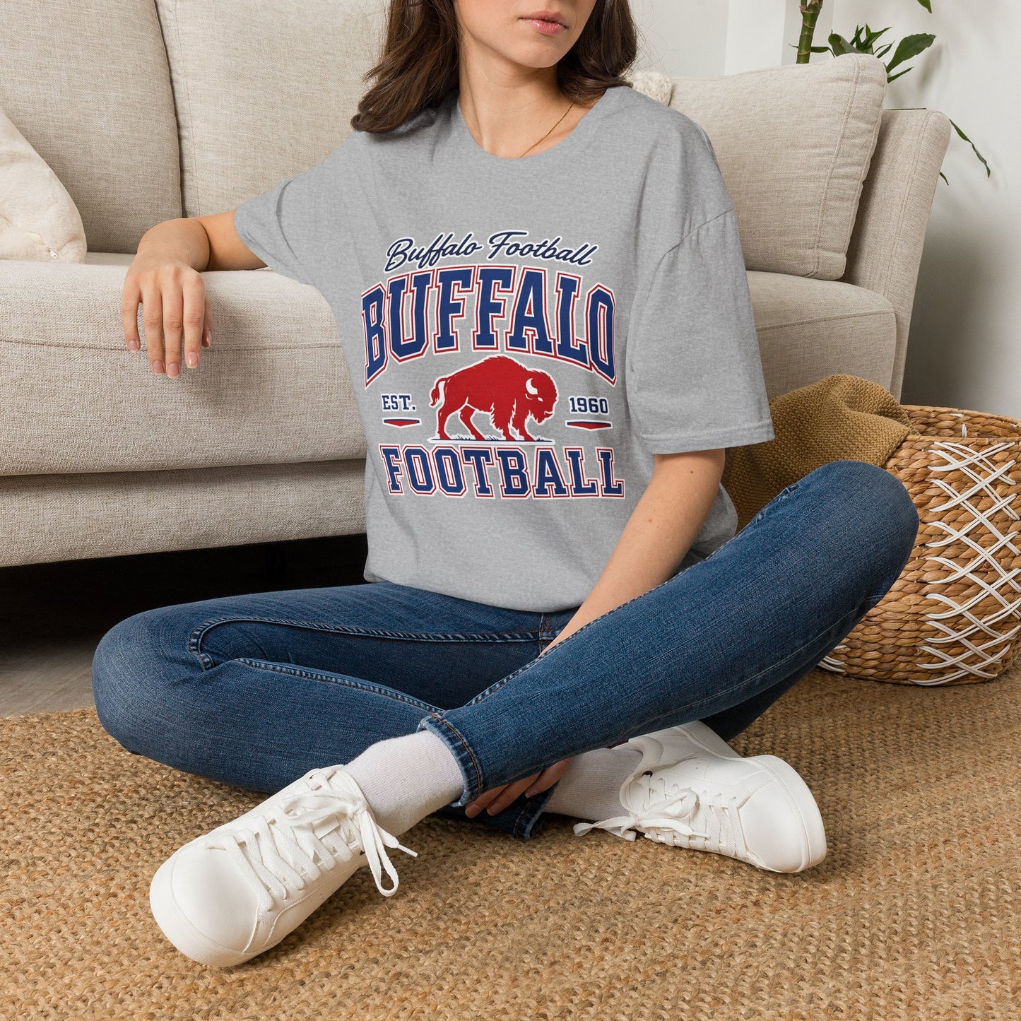 Buffalo Football Shirt | Vintage Buffalo Football T-Shirt | Buffalo Bison Fan Apparel