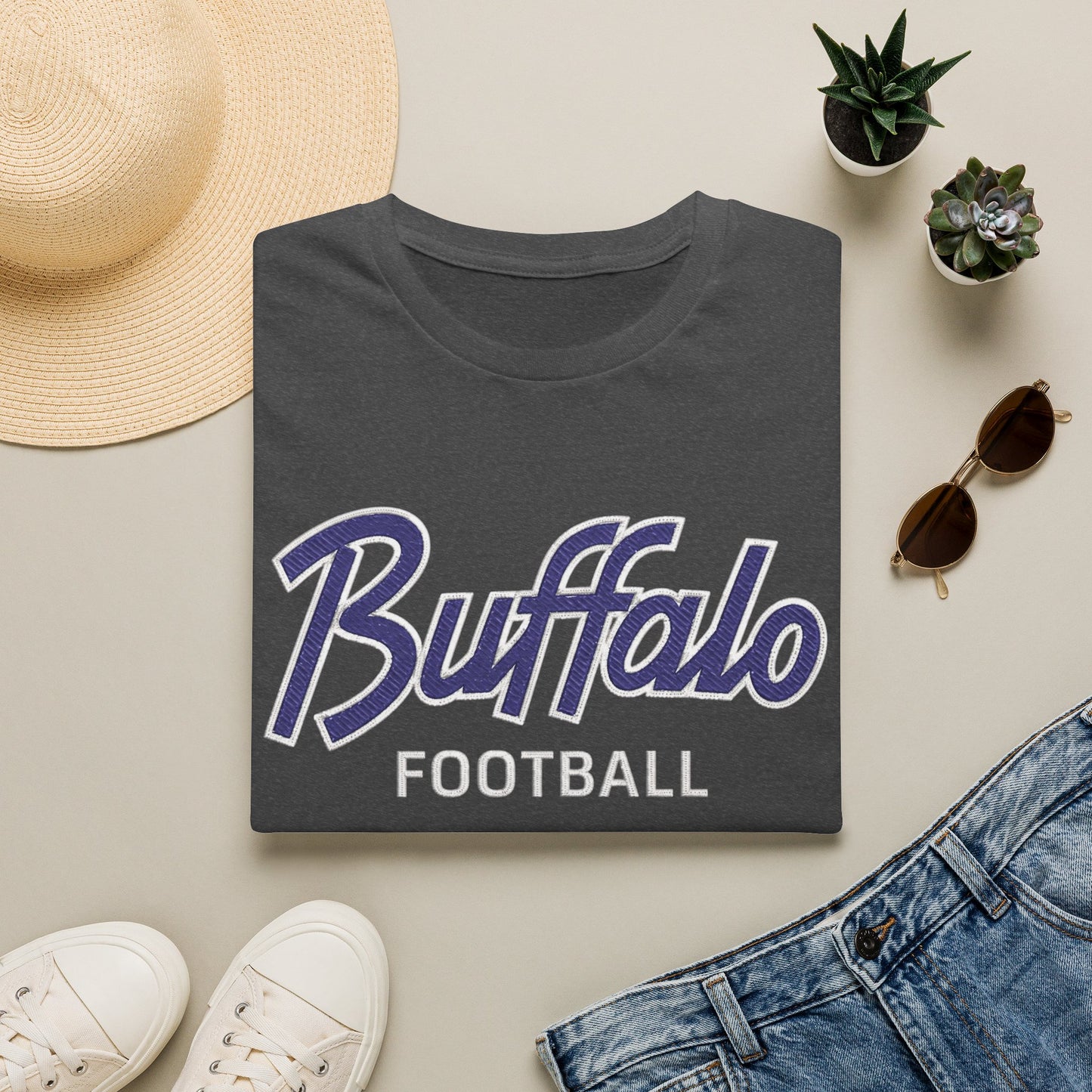 Buffalo Football Nickel City T-Shirt | Vintage Buffalo Football Graphic Tee