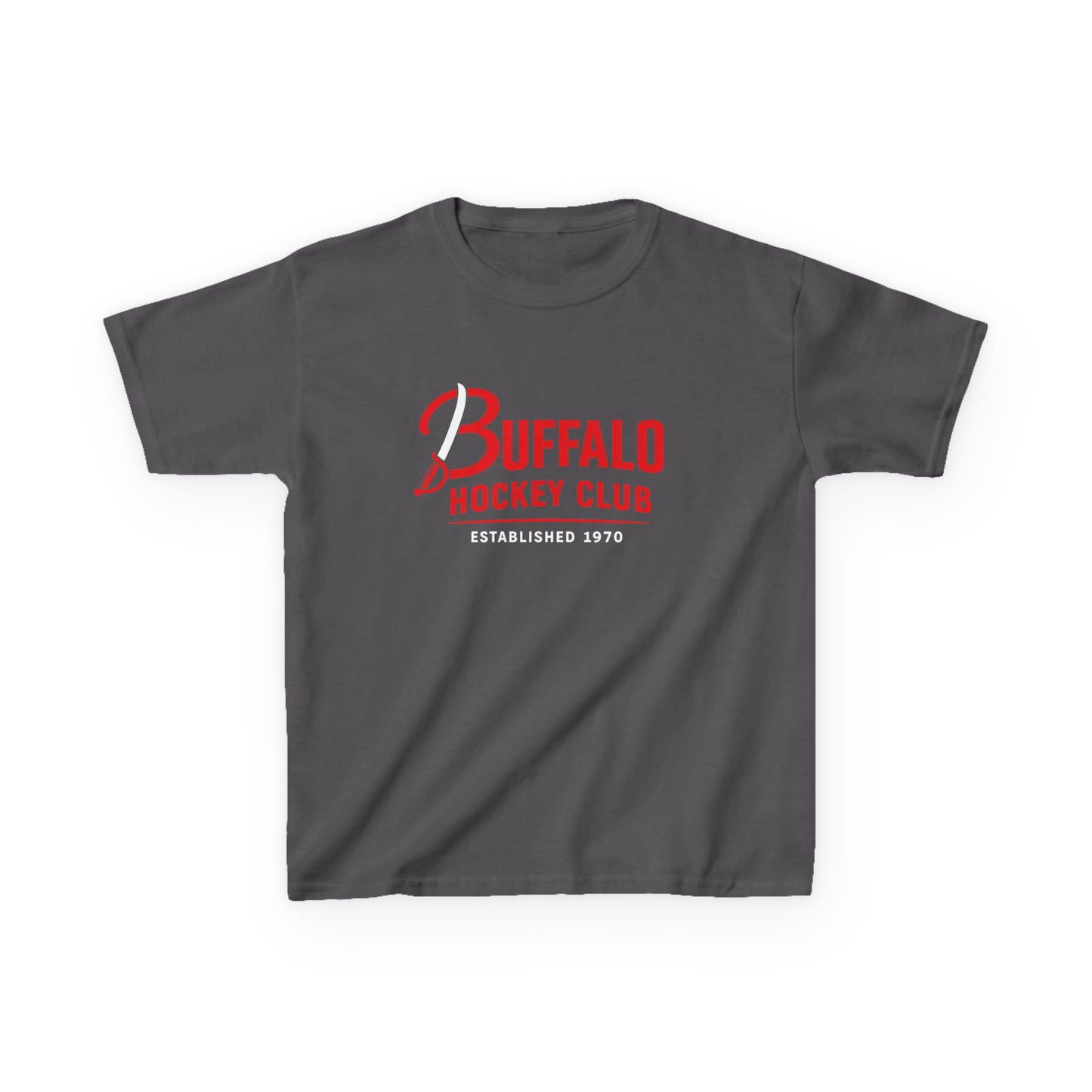 Buffalo Hockey Club Kids T‑Shirt — Youth Ice Hockey Fan Tee