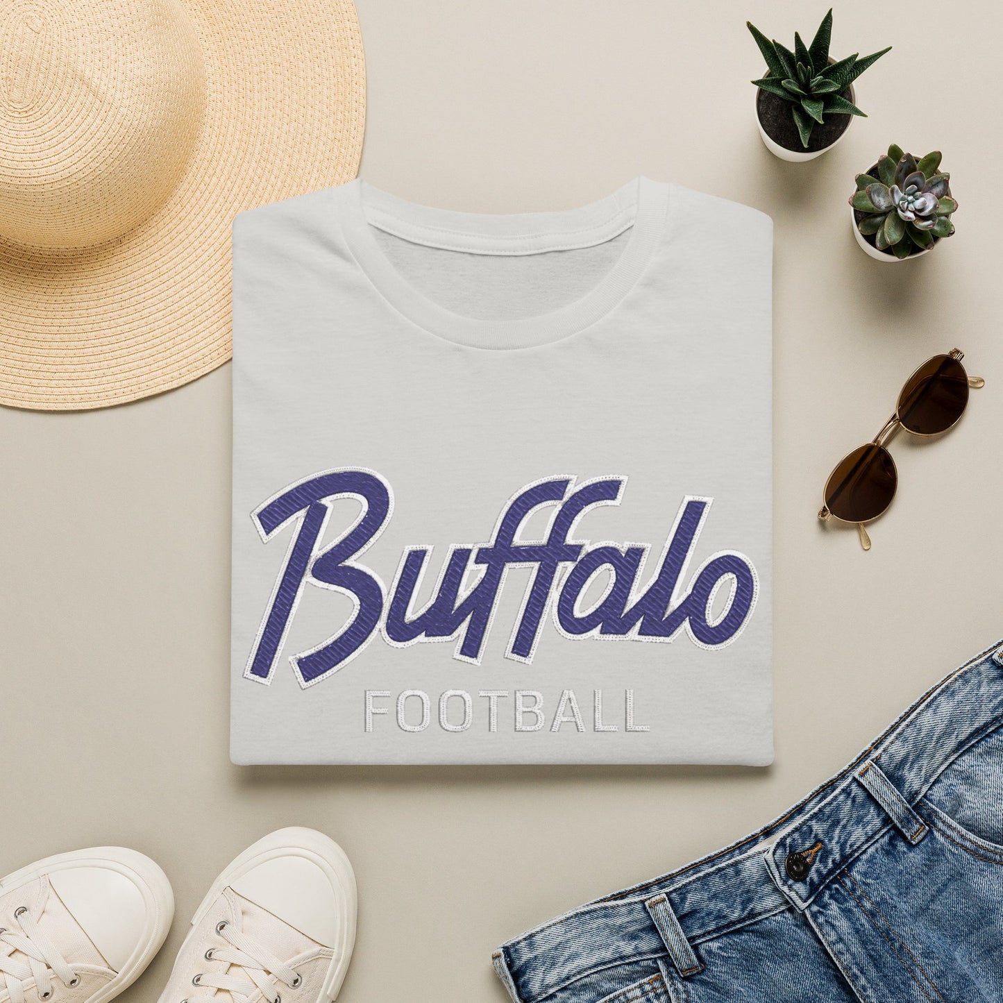 Buffalo Football Nickel City T-Shirt | Vintage Buffalo Football Graphic Tee