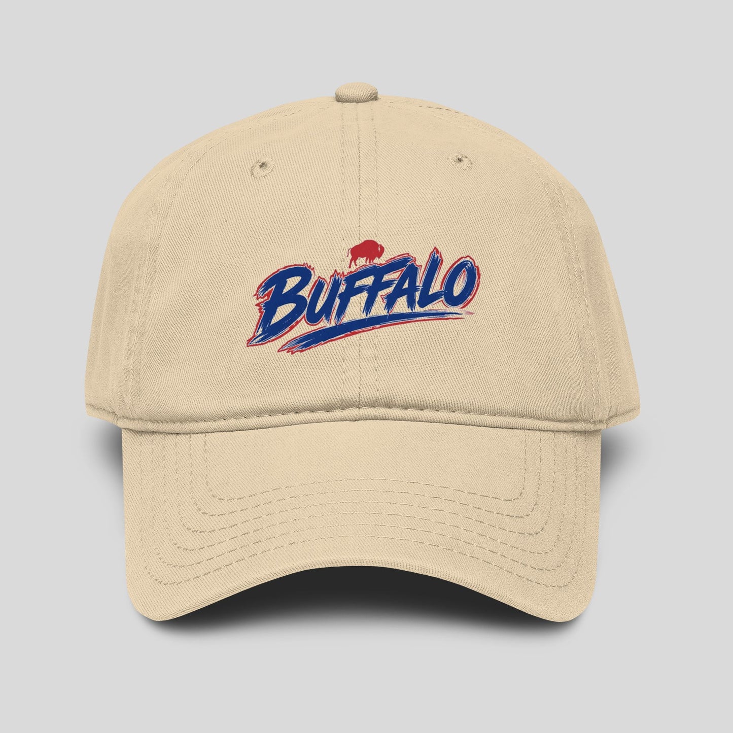Buffalo Script Washed Baseball Cap