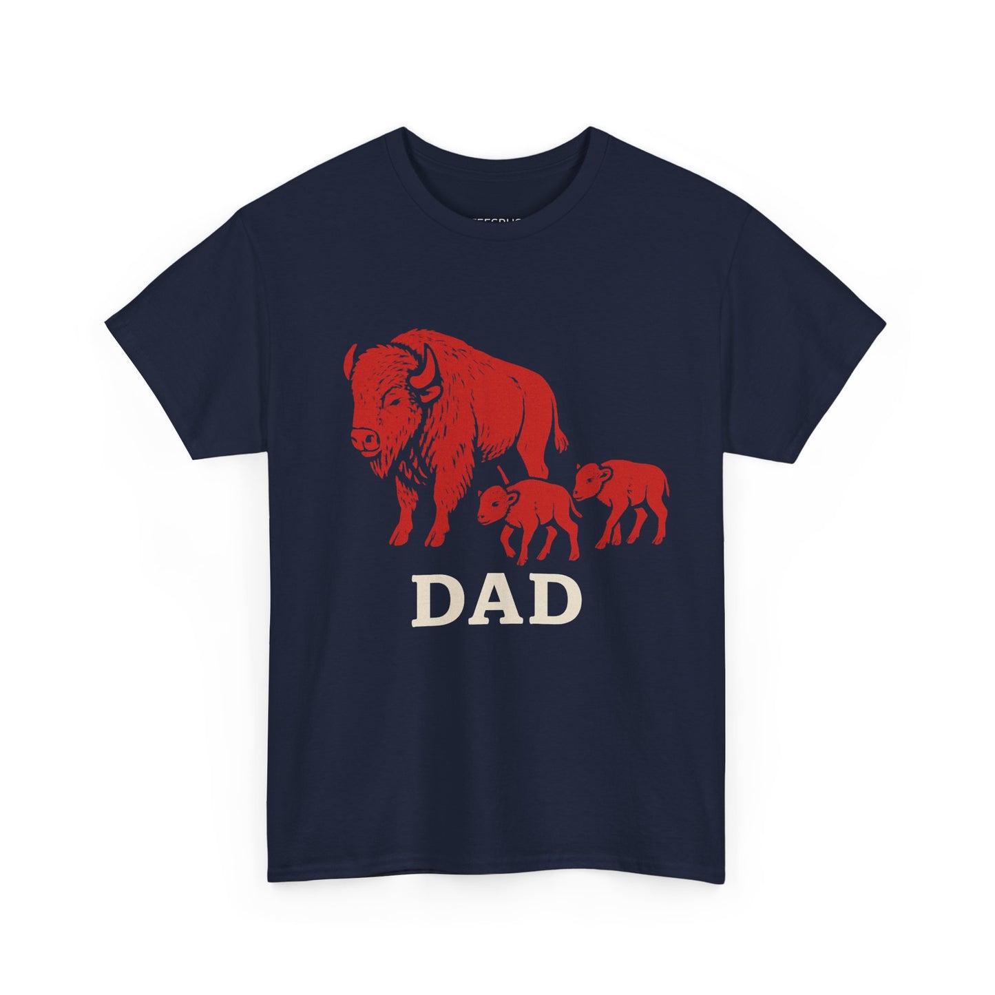 Buffalo Family Matching Tee, Dad and Kids Unisex Heavy Cotton Shirt, Father's Day Gift, Family Outfit, Buffalo Plaid Tee, Matching Family