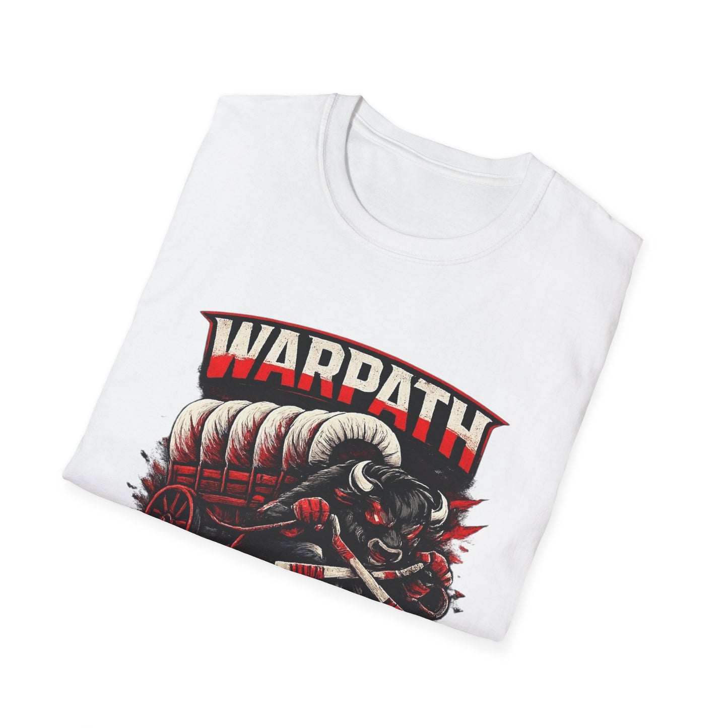 Buffalo Hockey Warpath Tee — Black & Red Fan T-Shirt
