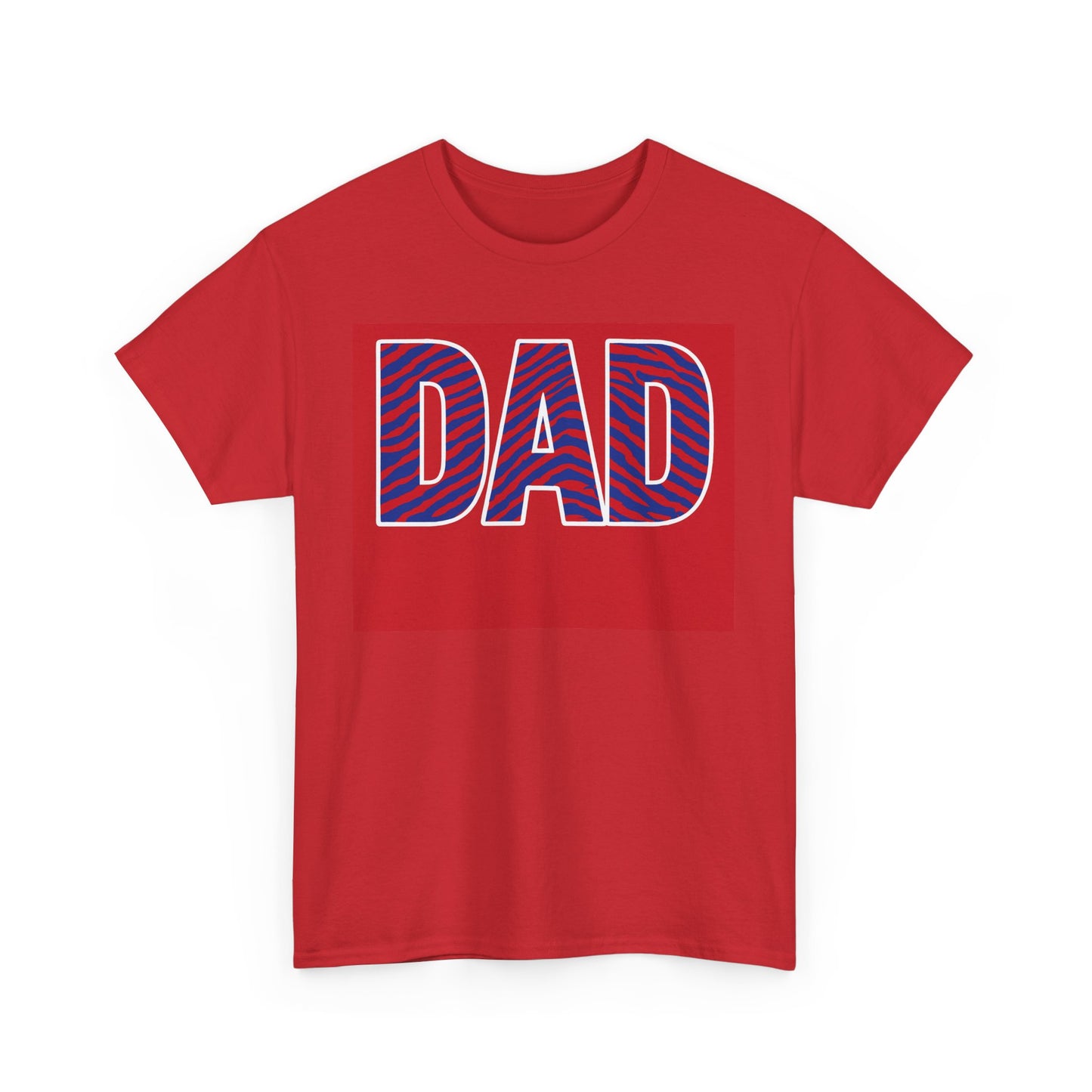 Zubaz DAD Shirt, Father's Day Gift, Unisex Tee, Heavy Cotton T-Shirt, Retro Dad Shirt, 90s Fashion Tee