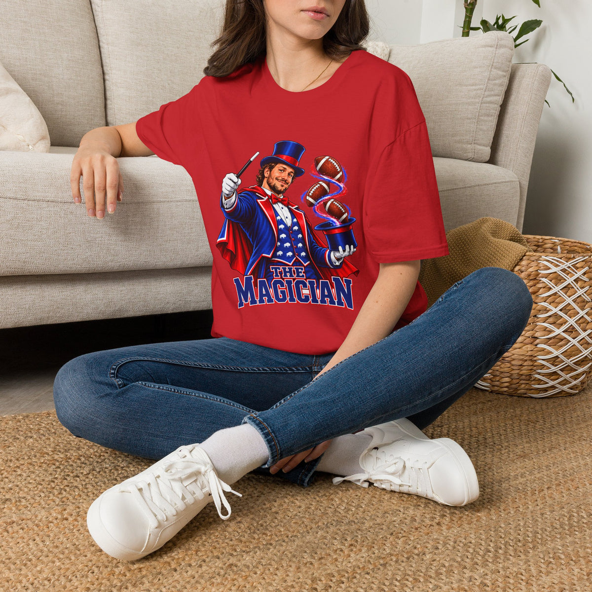 The Magician Magic Trick T-Shirt - Buffalo Footbal - TeesRus716