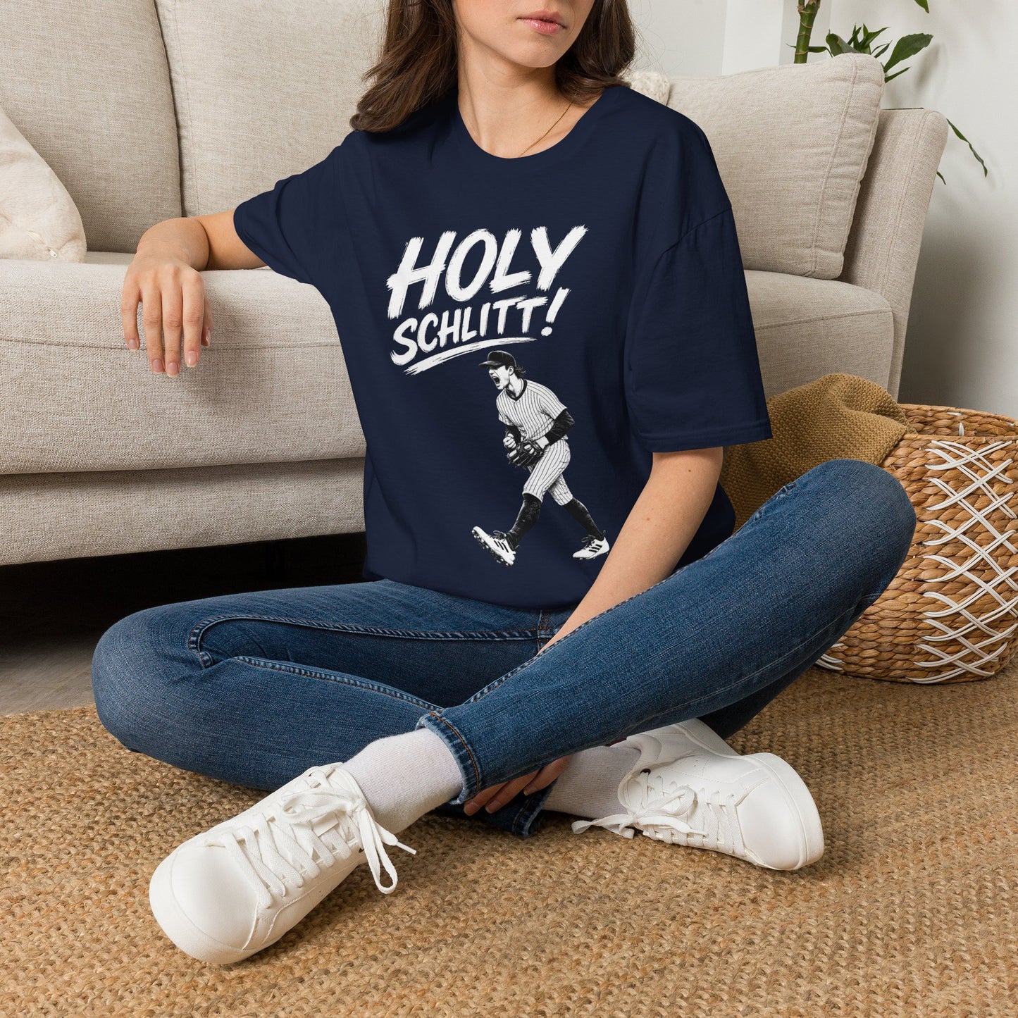Holy Schlitt! New York Baseball T-Shirt – Retro NYC Pitcher Graphic Tee | Teesrus716