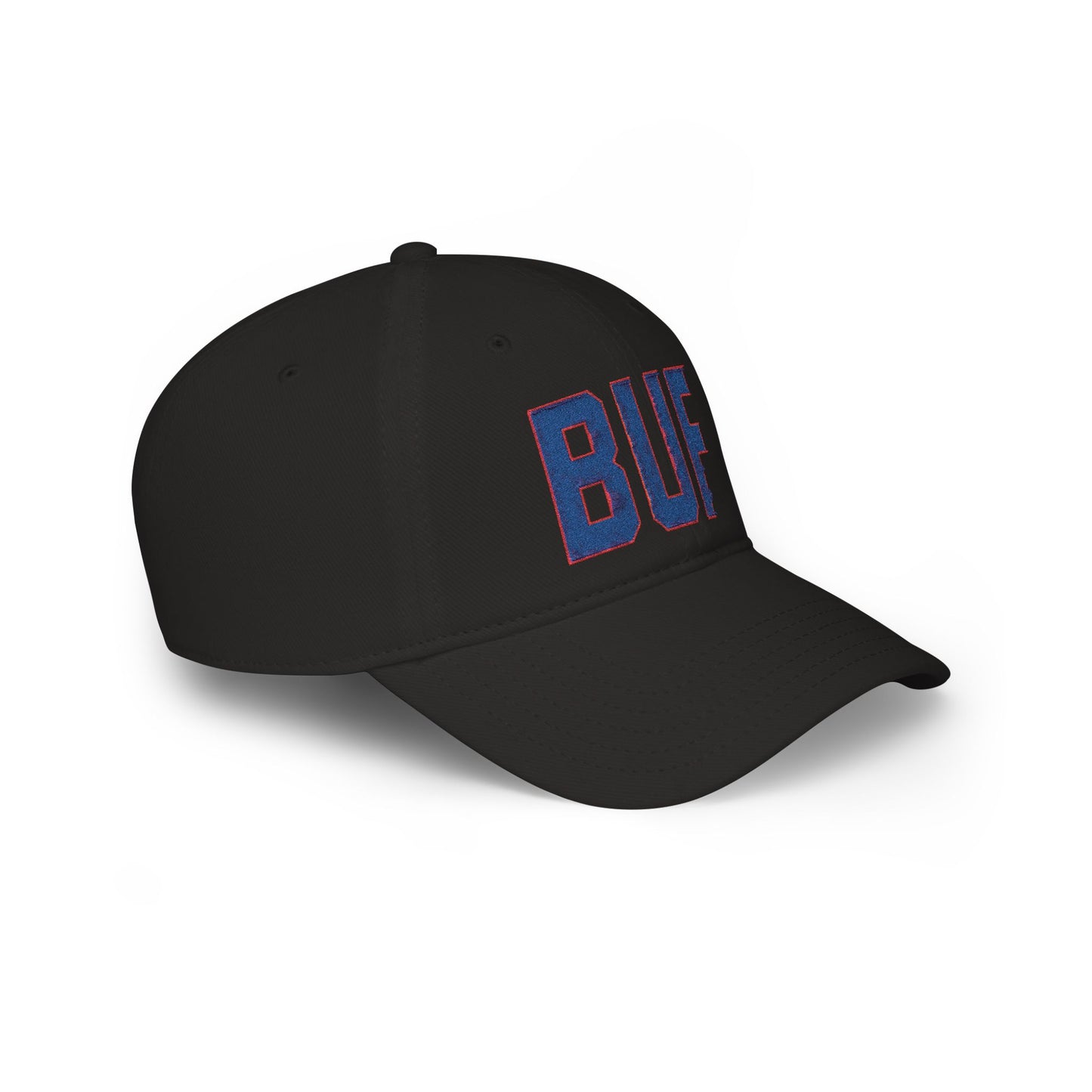 BUF Buffalo Football Hat – White Embroidered Hat