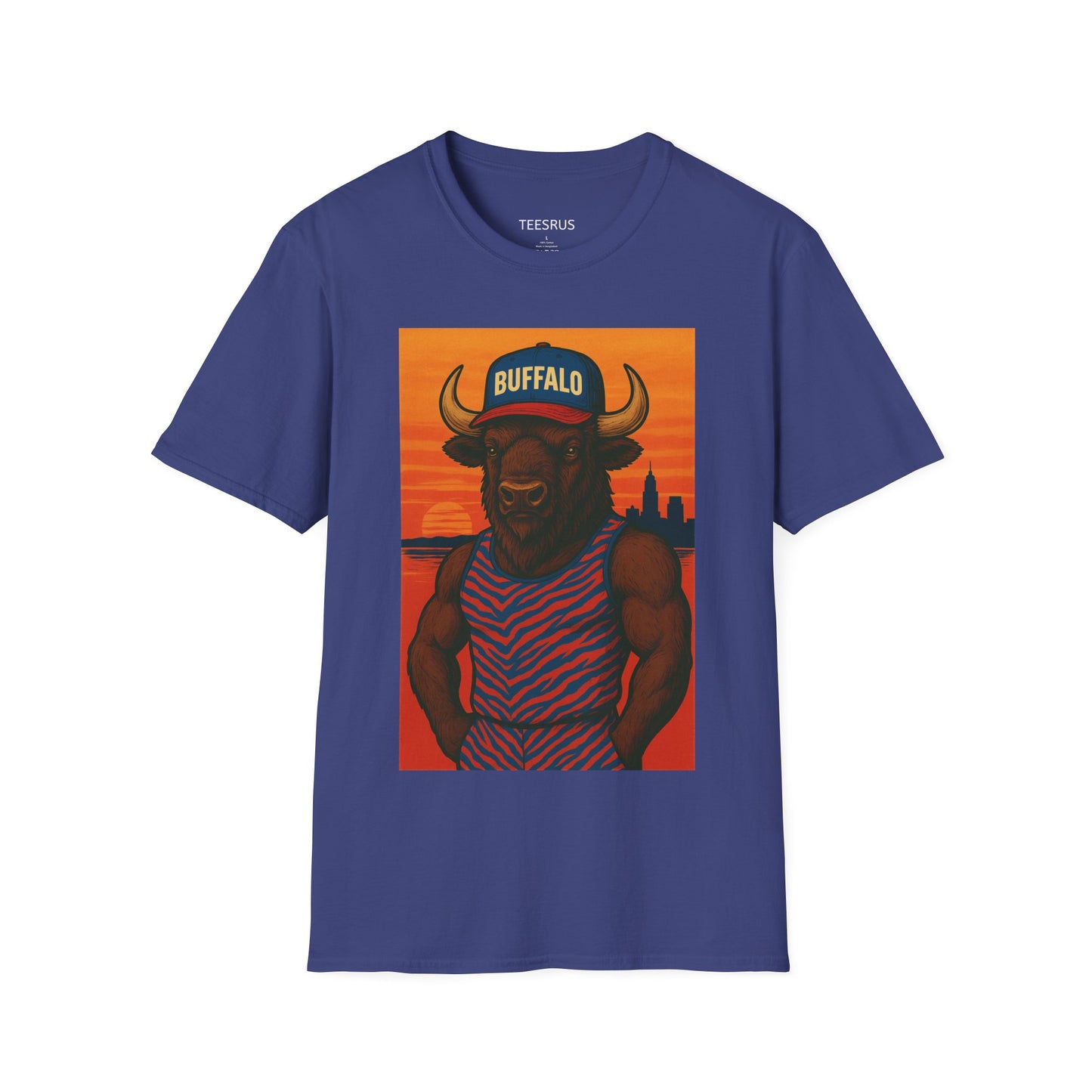 Buffalo Wearing Buffalo in the Summer