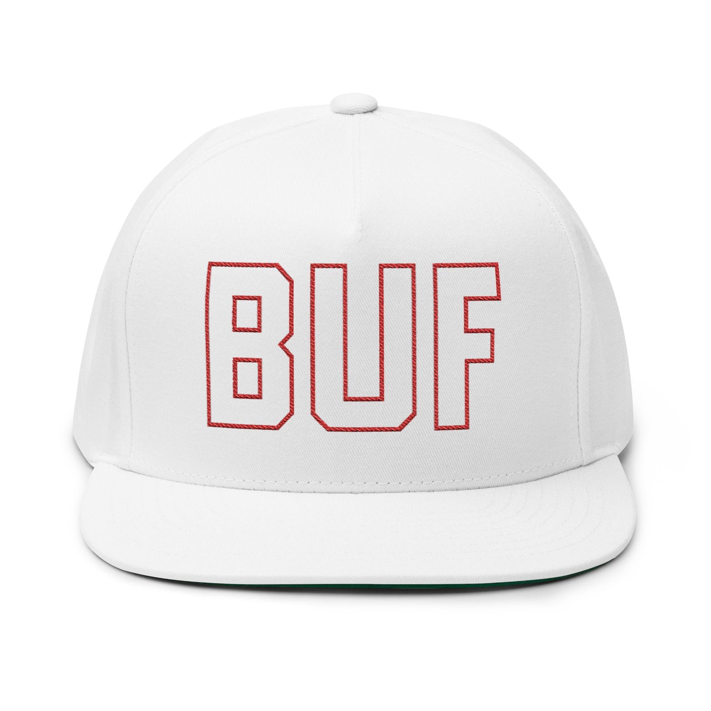 BUF Buffalo Hockey Flat Bill Hat – Retro 716 Embroidered Snapback Cap | Teesrus716