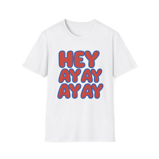 HEY AY AY AY Buffalo Football T-Shirt – Retro 716 Game Day Graphic Tee | Teesrus716