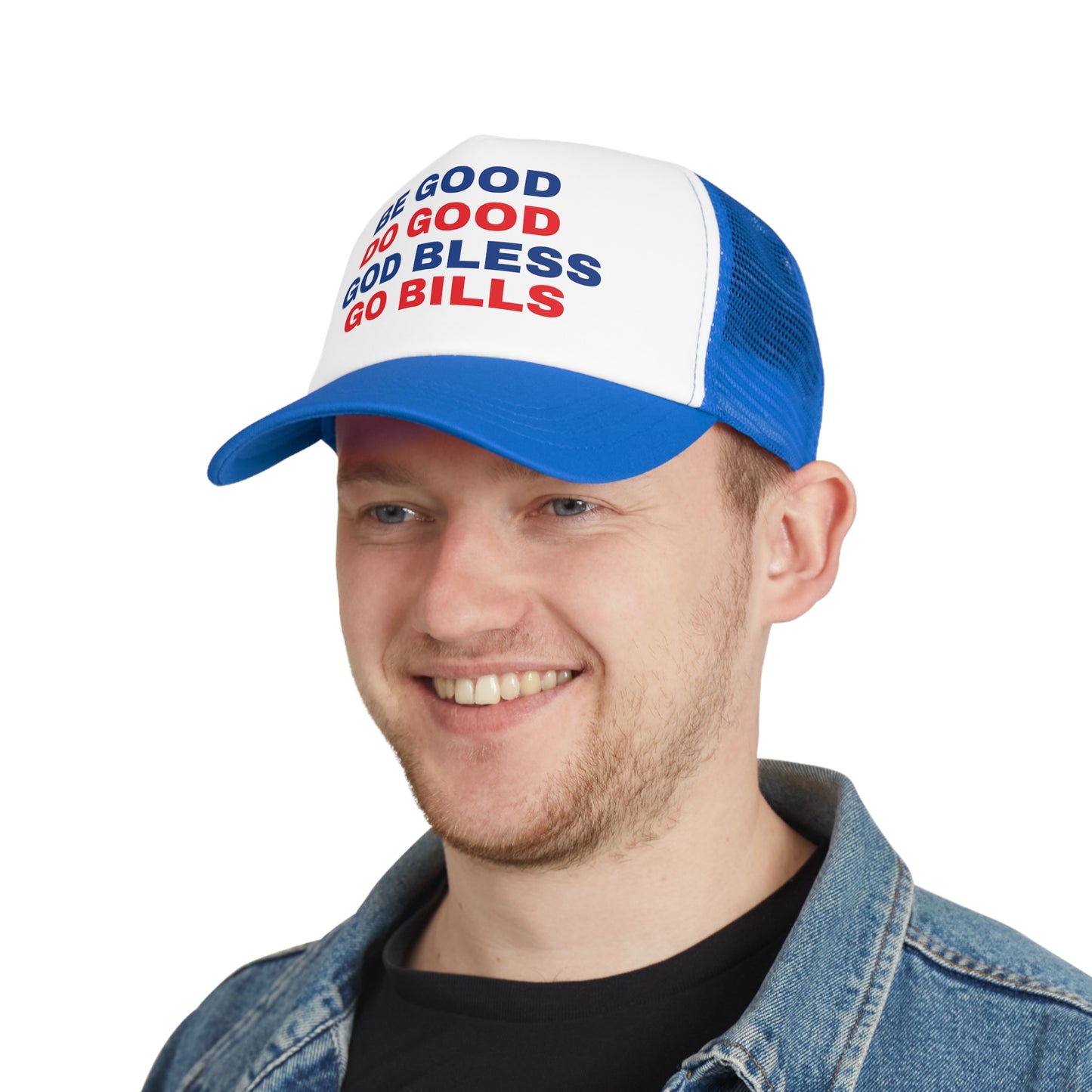 Trucker Hat - BE GOOD DO GOOD GOD BLESS GO BILLS
