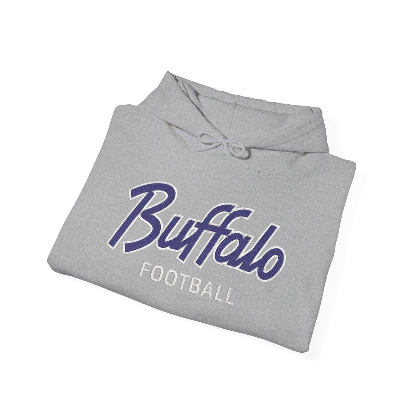 Buffalo Football Nickel City Hoodie | Vintage Embroidered Buffalo Football Hooded Sweatshirt